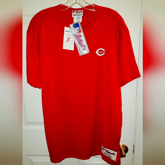 MLB Authentic Cincinnati Reds Microtec Jersey Adult LG - Picture 1 of 14